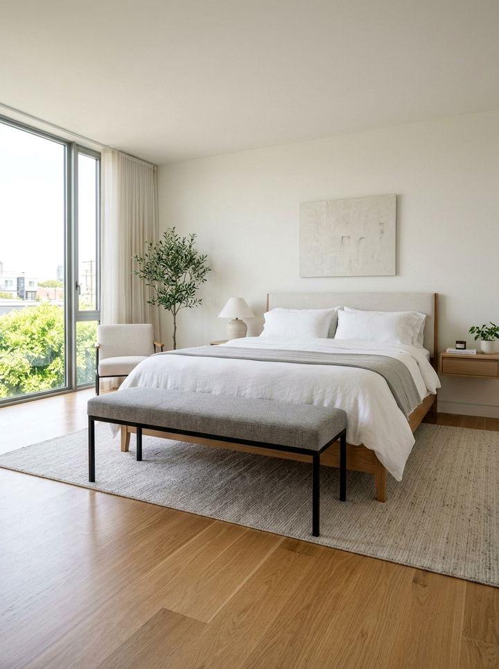 Minimalist Bed Bench - 30 bedroom upholstered benches