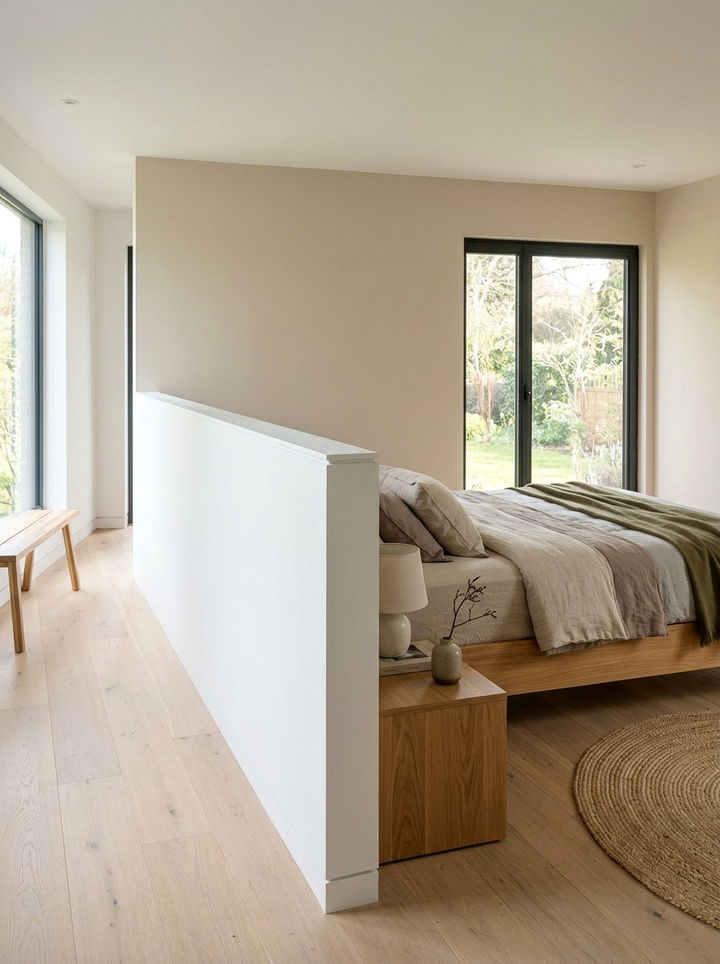 Minimalist Bedroom Half Wall - 30 bedroom half wall ideas