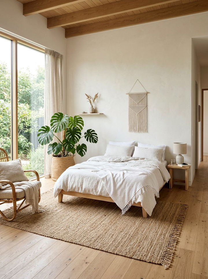 Minimalist Boho Bedroom - 30 bohemian bedroom ideas