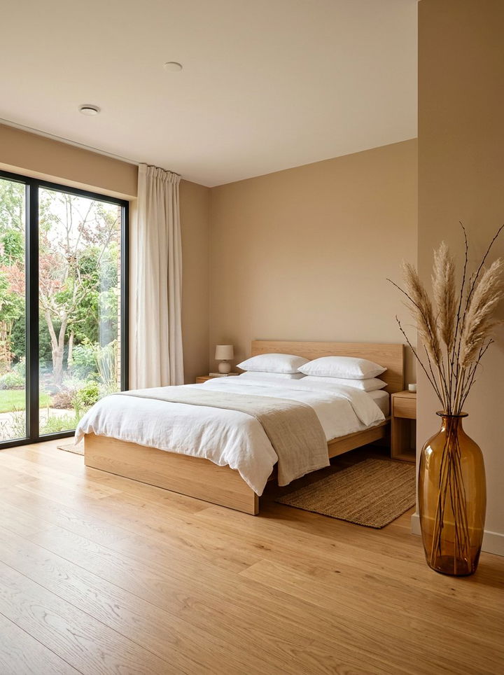 Minimalist Brown Bedroom - 30 amber and brown bedroom ideas
