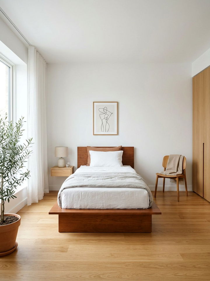 Minimalist Cinnamon Bedroom - 30 cinnamon bedroom ideas