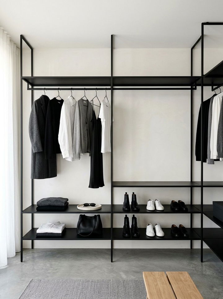 Minimalist Closet Shelves - 30 bedroom closet shelving ideas
