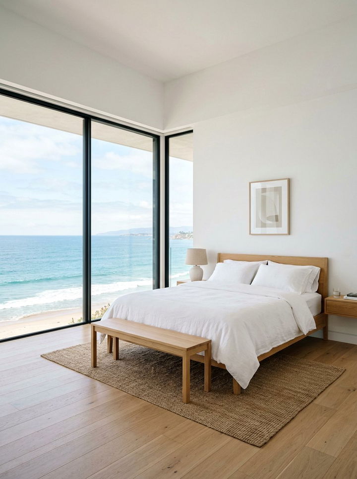 Minimalist Coastal Bedroom - 30 coastal bedroom ideas