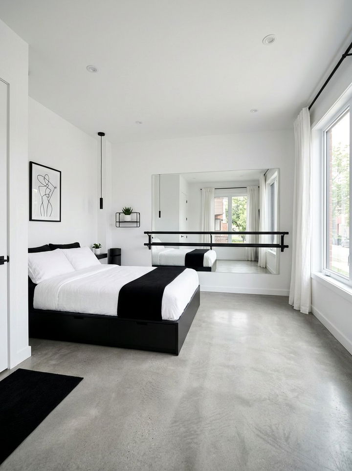 Minimalist Dance Bedroom - 30 dance bedroom ideas