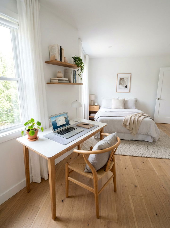 Minimalist Desk Setup - 30 bedroom refresh ideas