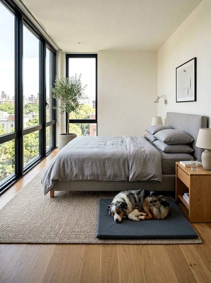 Minimalist Dog Mat - 30 dog bed bedroom ideas