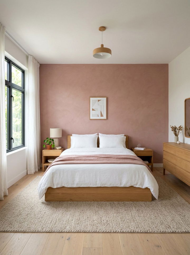Minimalist Dusty Rose Bedroom Decor - 30 dusty rose accent wall bedroom