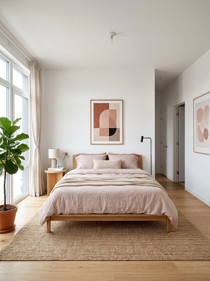Minimalist Dusty Rose Bedroom - 30 dusty rose bedroom ideas