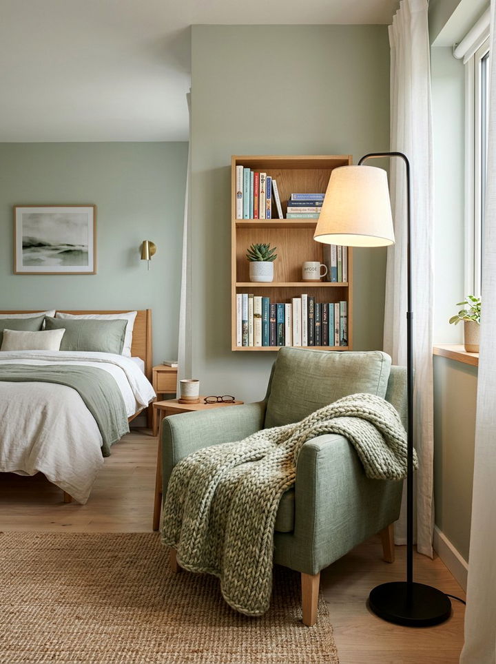 Minimalist Floor Lamp - 30 bedroom lighting design