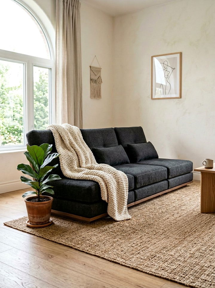 Minimalist Folding Floor Sofa - 30 bedroom sofa bed ideas