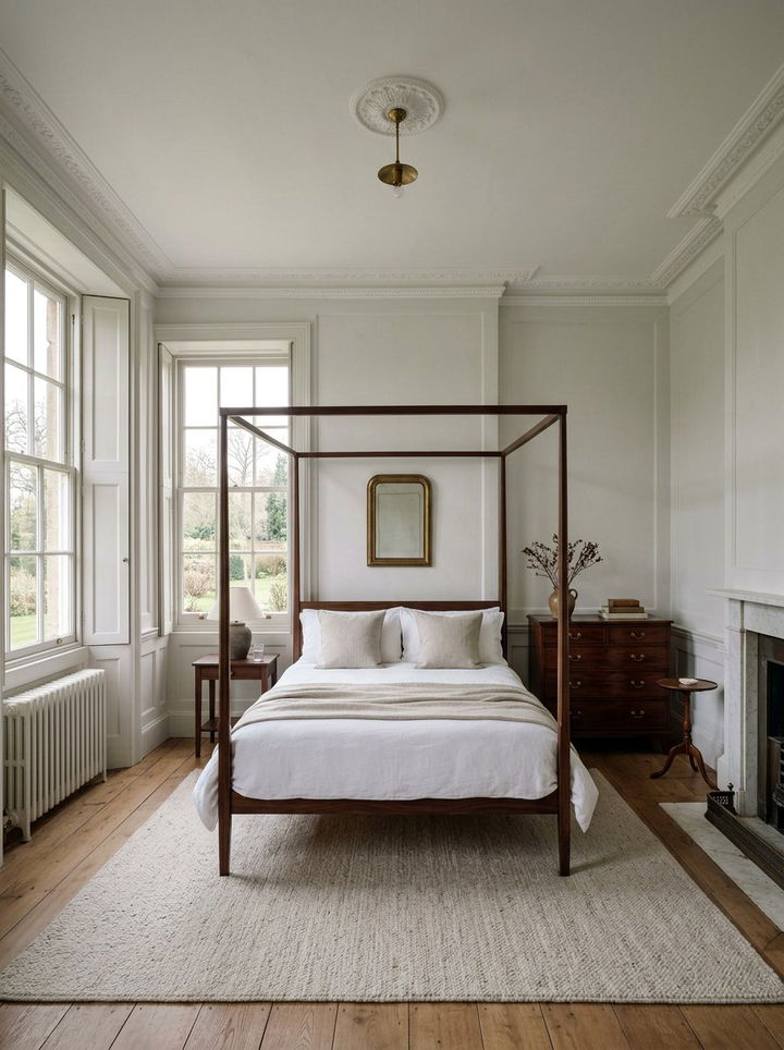 Minimalist Georgian bedroom - 30 Georgian bedroom ideas