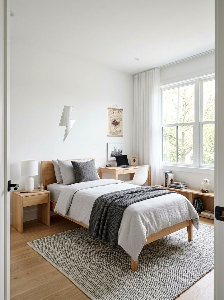 Minimalist Harry Potter Bedroom - 30 Harry Potter bedroom ideas