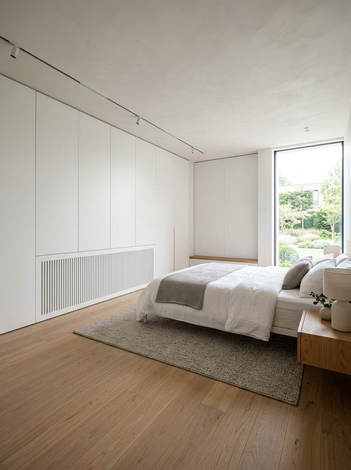 Minimalist Hidden Recessed Radiator - 30 bedroom radiators