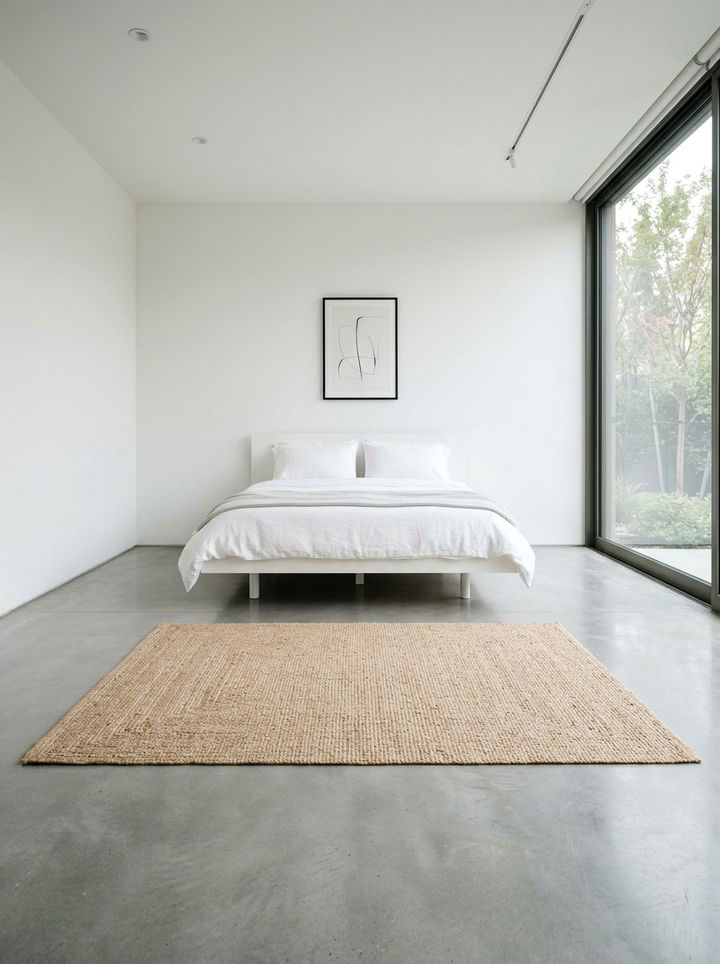 Minimalist Jute Rug - 30 bedroom jute rugs