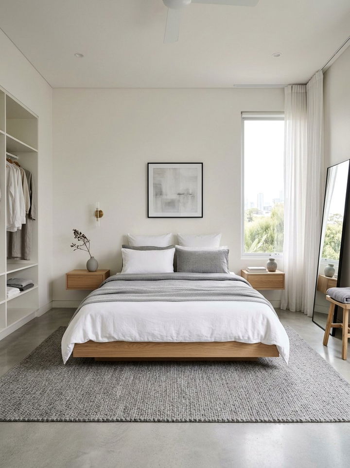 Minimalist Master Bedroom - 30 modern bedroom ideas