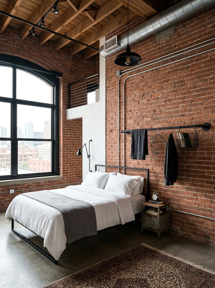 Minimalist Metal Bar - 30 bedroom medal display ideas