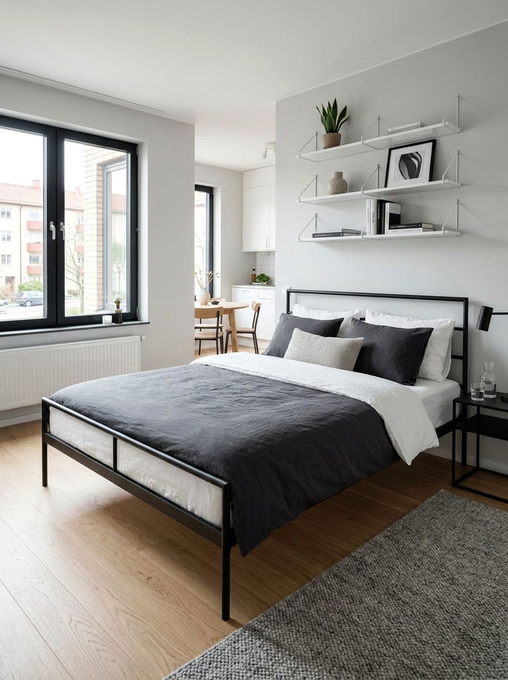 Minimalist Metal Bed Frame - 30 bedroom iron beds