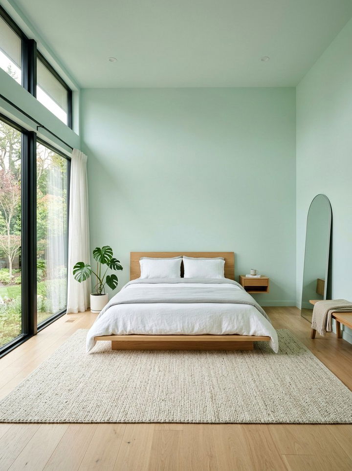 Minimalist Mint Green Bedroom - 30 mint green bedroom ideas