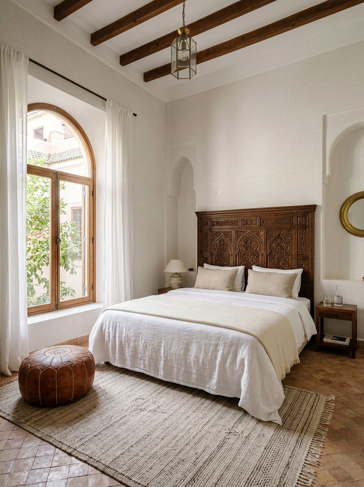 Minimalist Moroccan bedroom - 30 Moroccan bedroom ideas