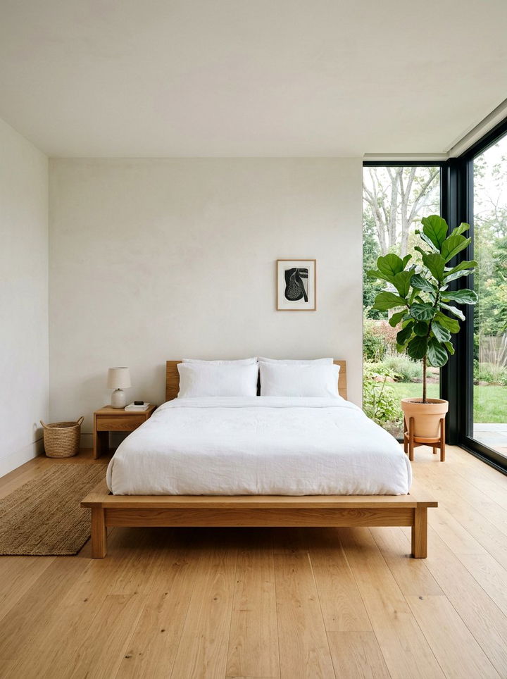 Minimalist Platform Bed - 30 first apartment bedroom ideas