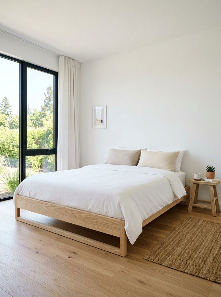 Minimalist Platform Bed - 30 Norwegian bedroom ideas