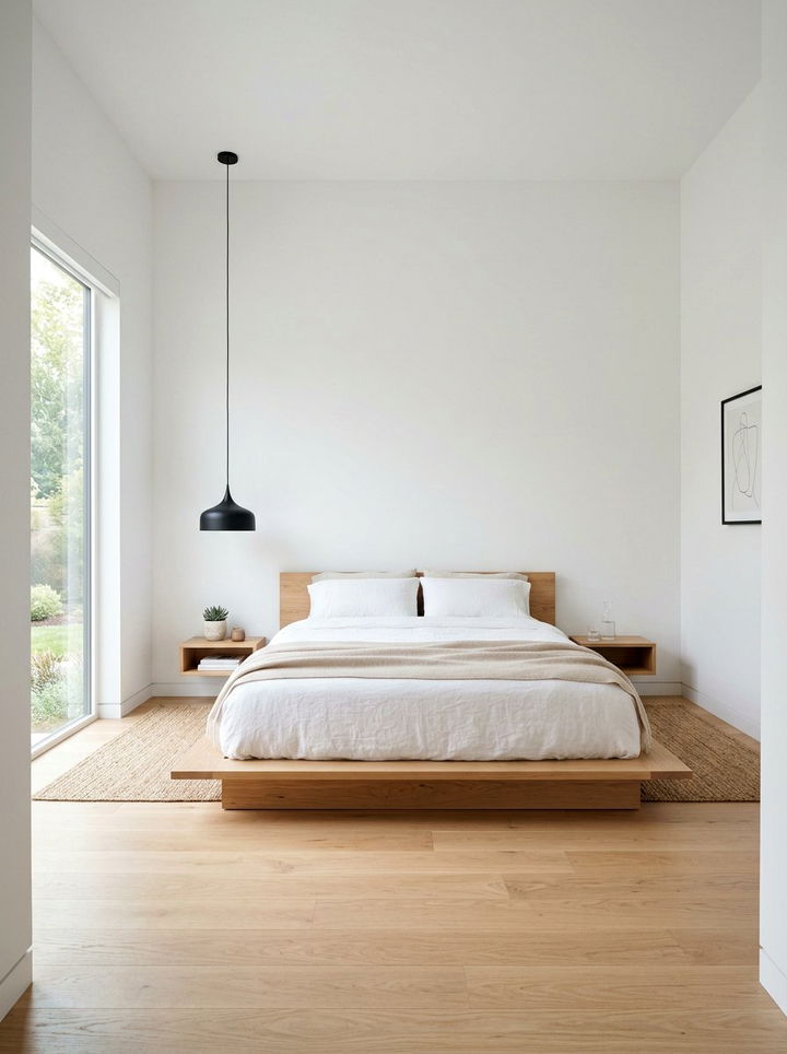 Minimalist Platform Bedroom - 30 quick bedroom ideas