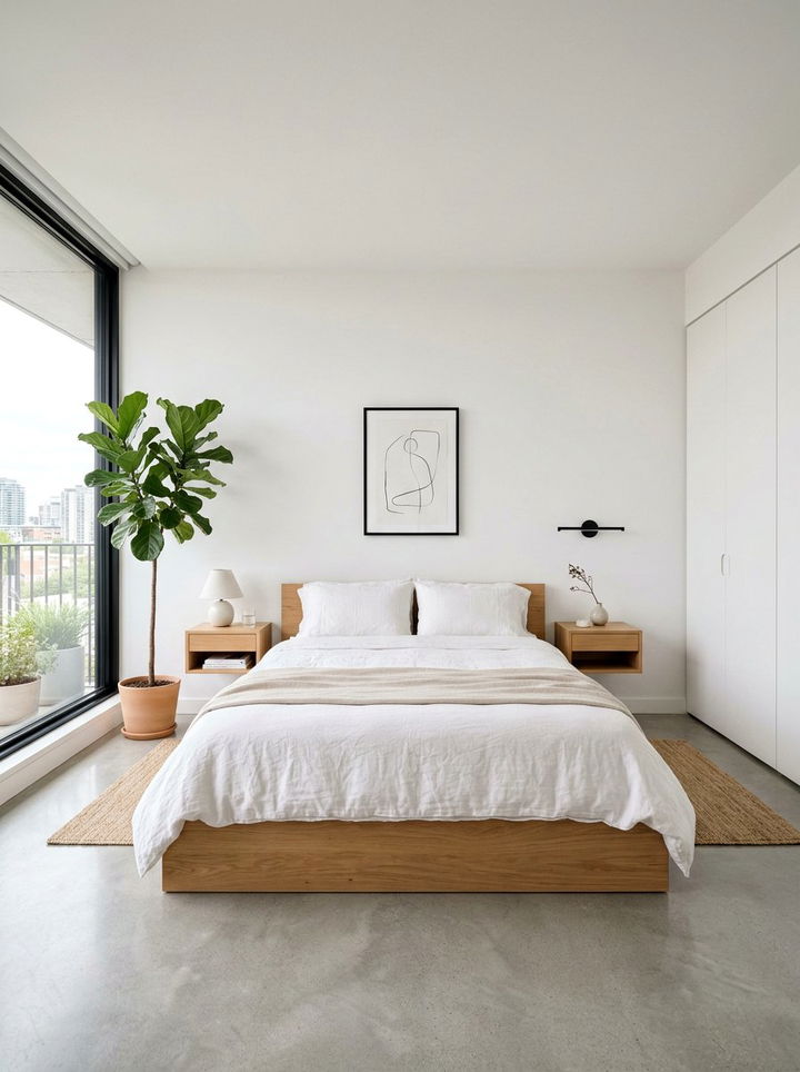 Minimalist Primary Bedroom Layout - 30 spacious bedroom ideas