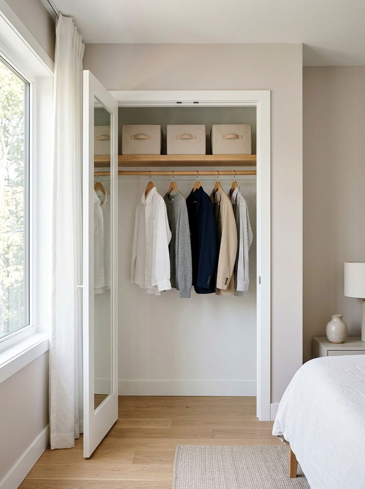 Minimalist Reach In Closet - 30 bedroom closet organization