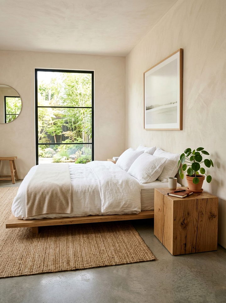 Minimalist Rustic Nightstand - 30 bedroom rustic nightstands