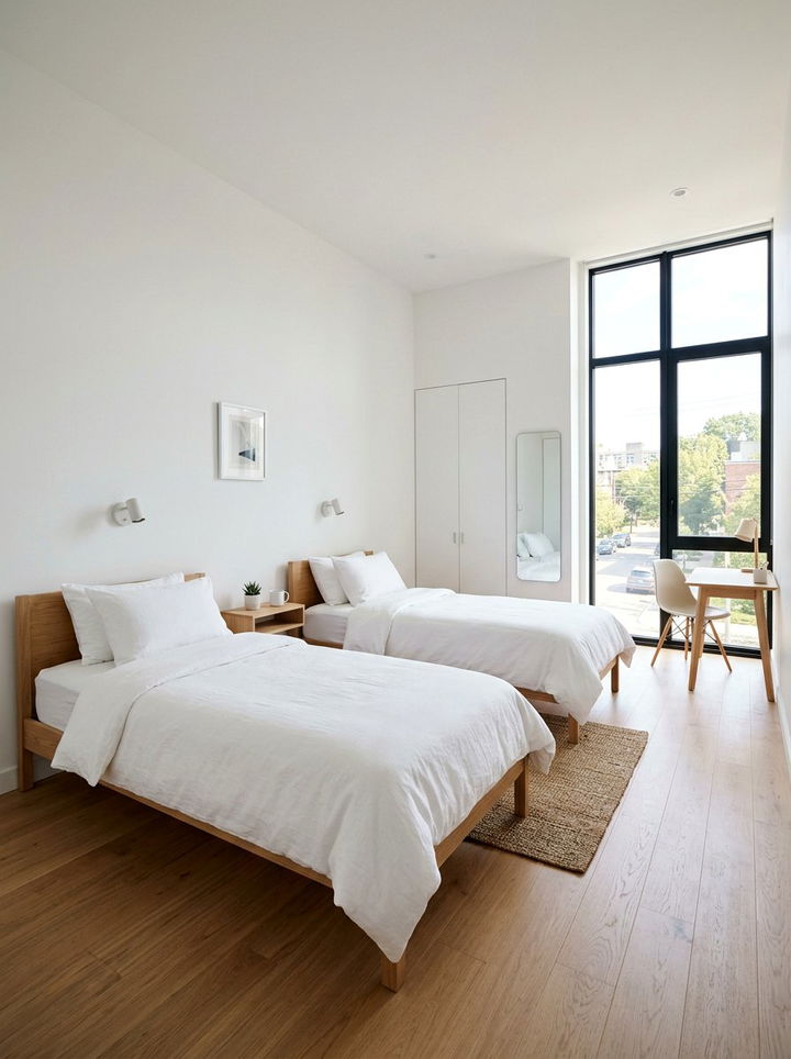 Minimalist Shared Bedroom - 30 shared bedroom ideas