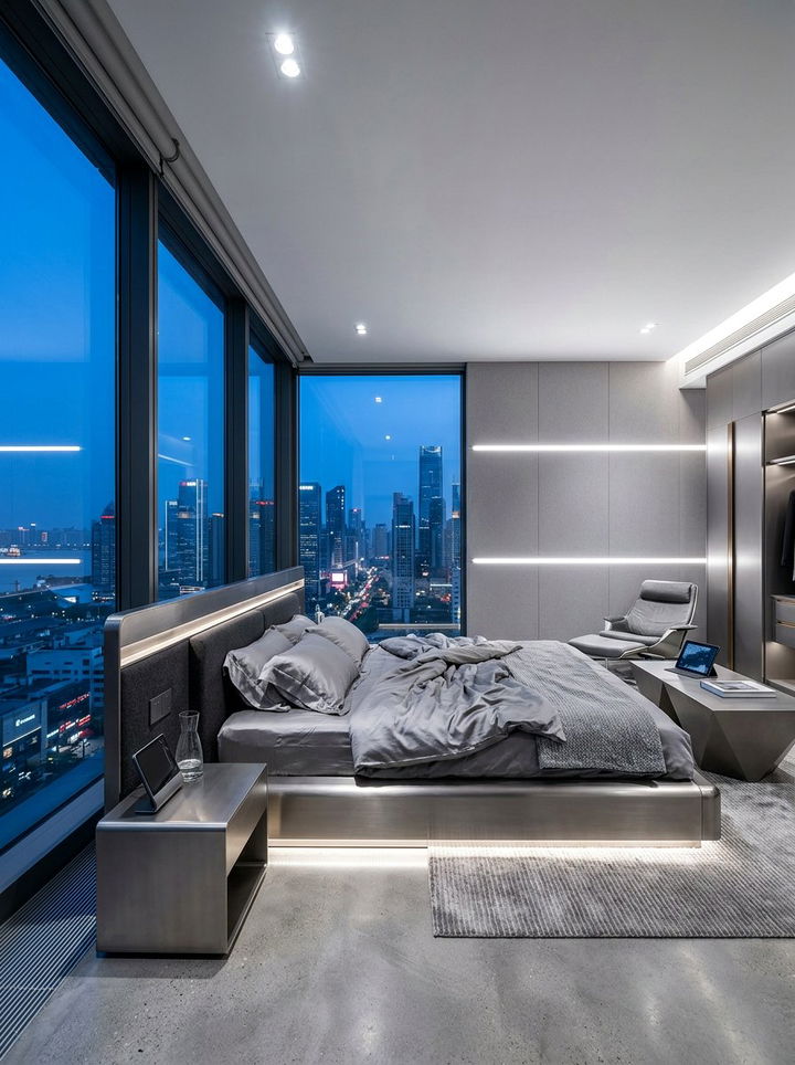 Minimalist Slim Frame Window - 30 bedroom window design ideas