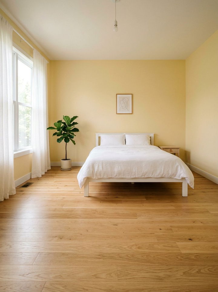 Minimalist Soft Yellow Bedroom Walls - 30 bedroom yellow walls
