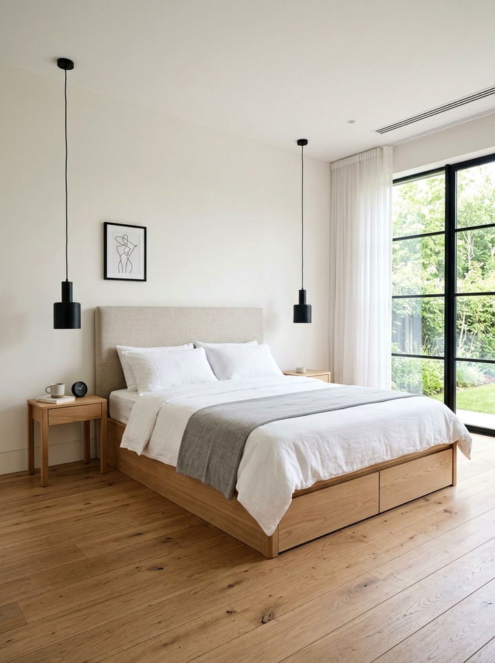Minimalist Storage Bed Frame - 30 bedroom ottoman bed ideas