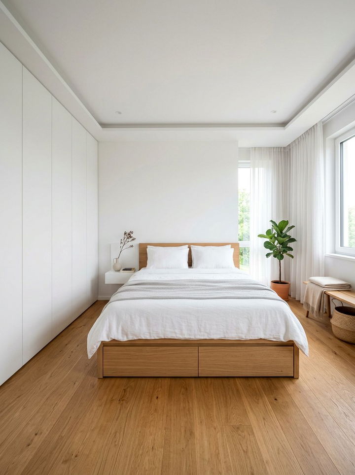 Minimalist Storage Bedroom - 30 minimalist bedroom ideas