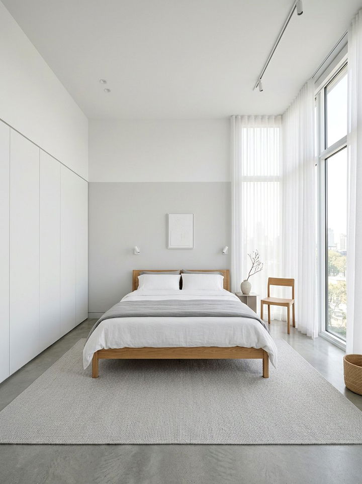 Minimalist Suite - 30 show home bedroom ideas