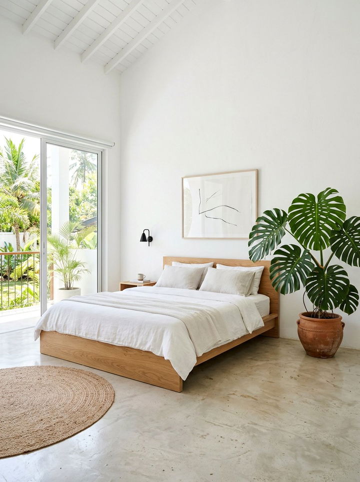 Minimalist Tropical Bedroom - 30 tropical bedroom ideas