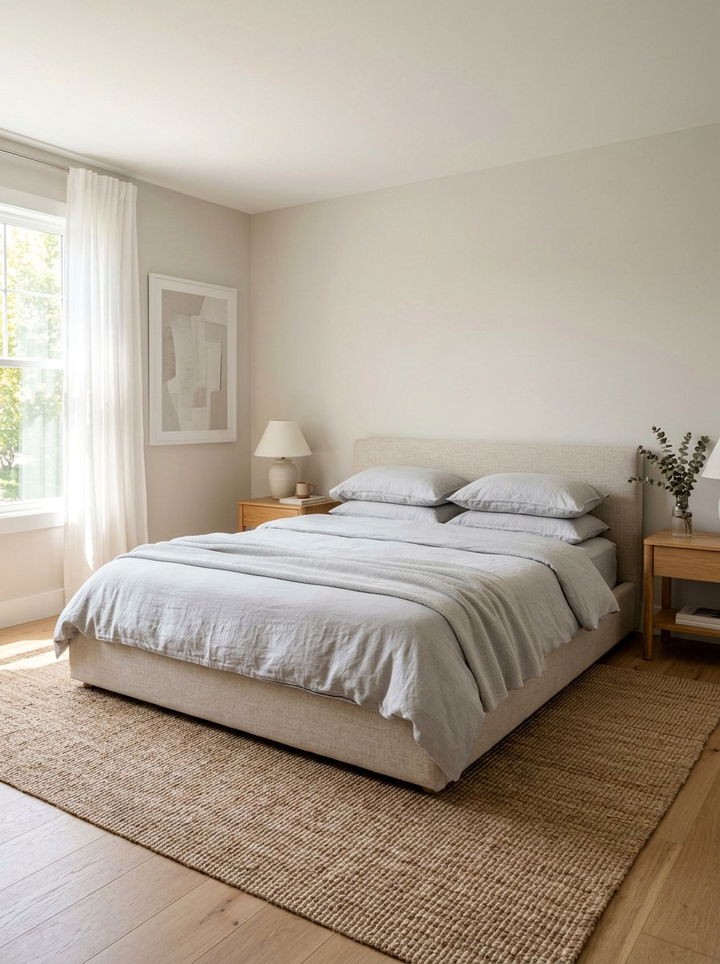 Minimalist Upholstered Bed - 30 bedroom low profile beds