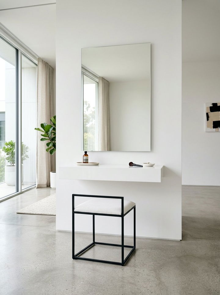 Minimalist Vanity Stool - 30 bedroom vanity stools