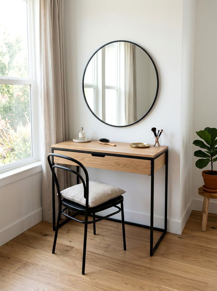 Minimalist Vanity Table - 30 bedroom vanity ideas