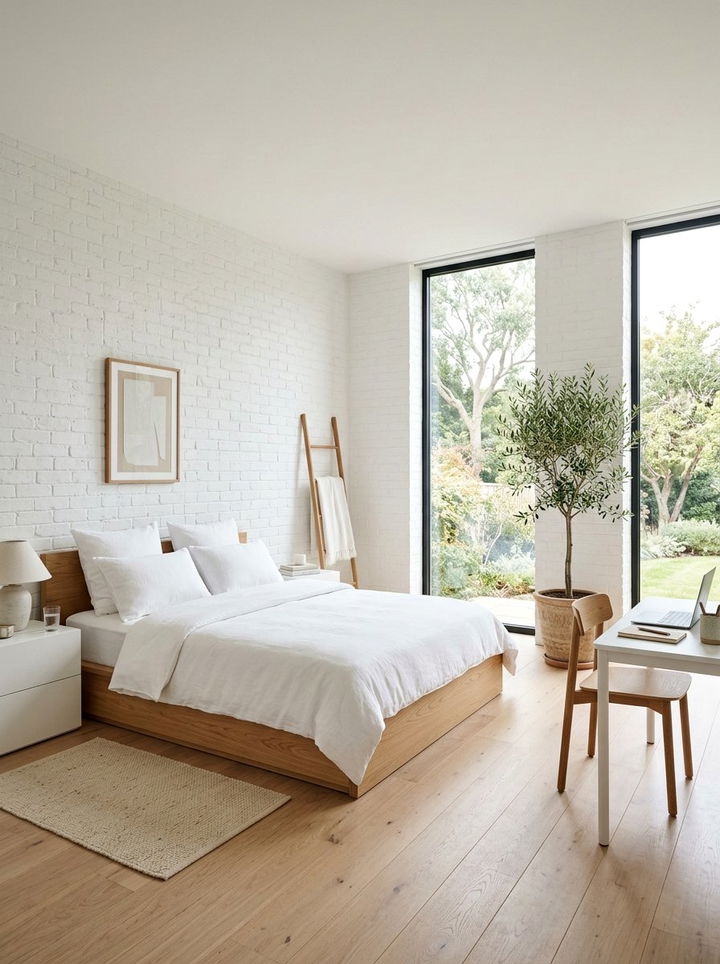 Minimalist White Bedroom - 30 Korean bedroom ideas
