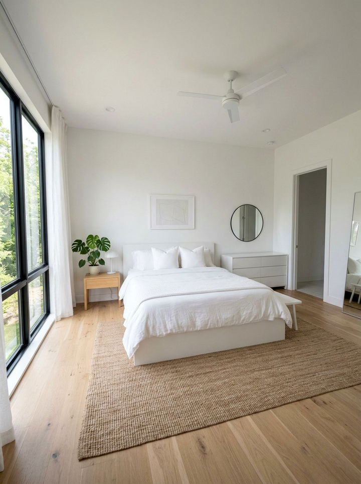 Minimalist White Bedroom - 30 bright white bedroom ideas