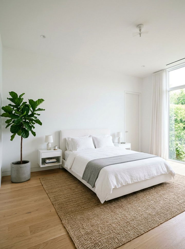 Minimalist White Bedroom Decor - 30 warm white bedroom ideas