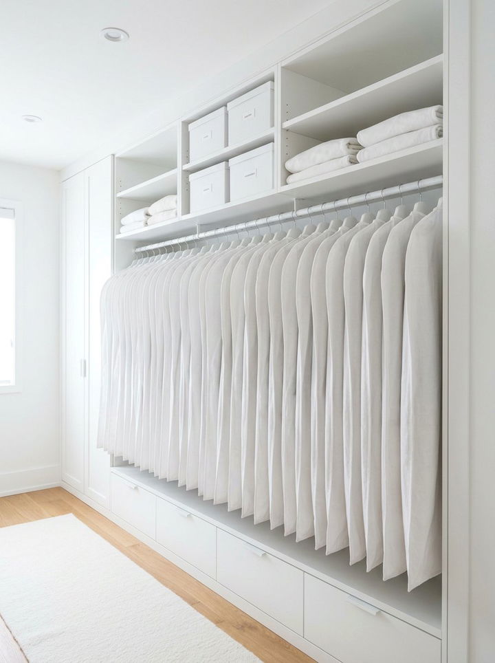 Minimalist White Suit Bag - 30 bedroom suit bags