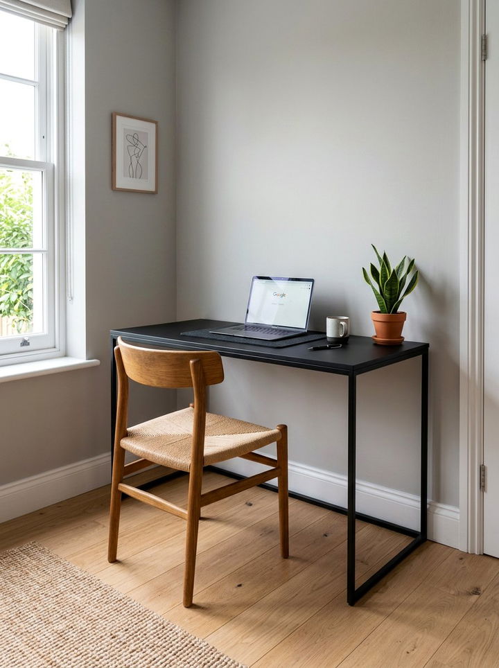 Minimalist Workspace Arrangement - 30 bedroom desk ideas