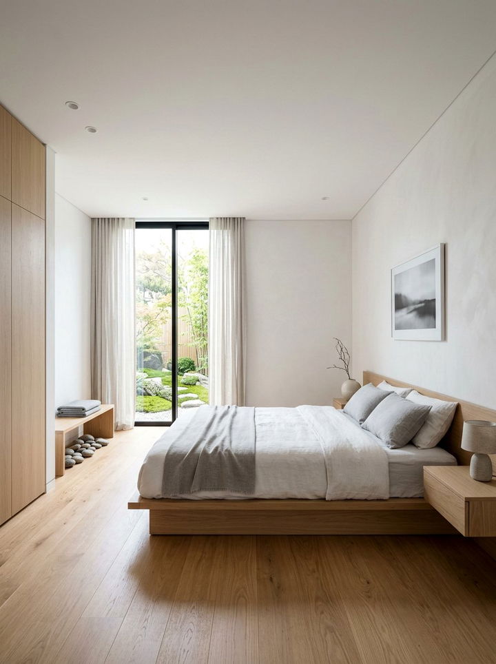 Minimalist Zen Bedroom - 30 bedroom decoration ideas