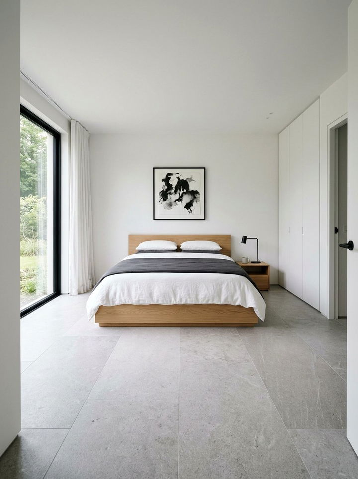 Minimalist bedroom floor plan - 30 open plan bedroom ideas
