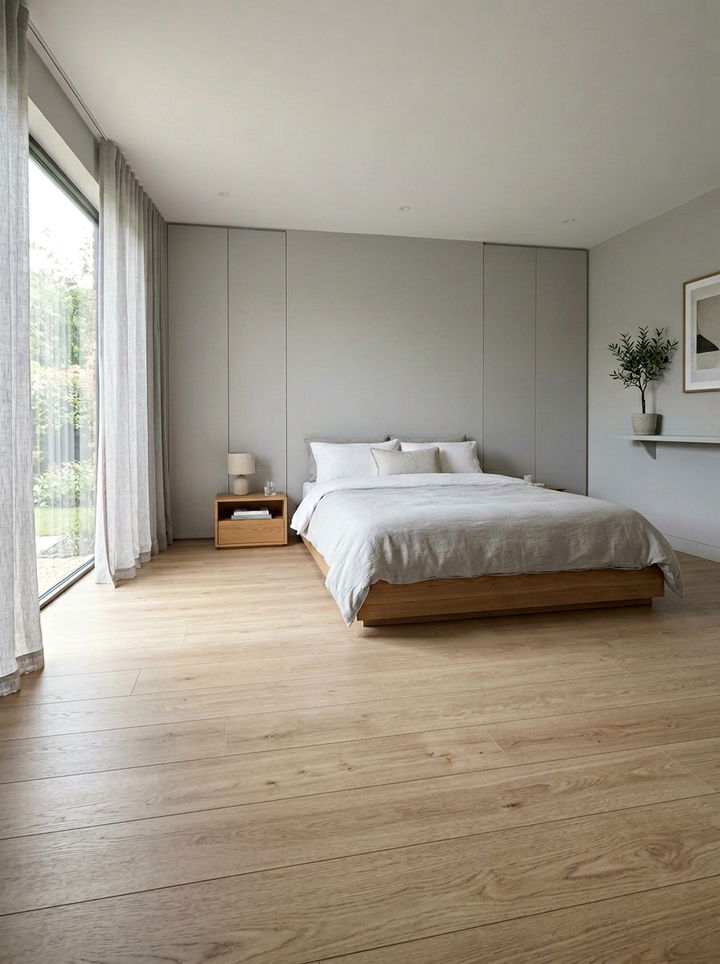 Minimalist bedroom laminate - 30 bedroom laminate flooring ideas