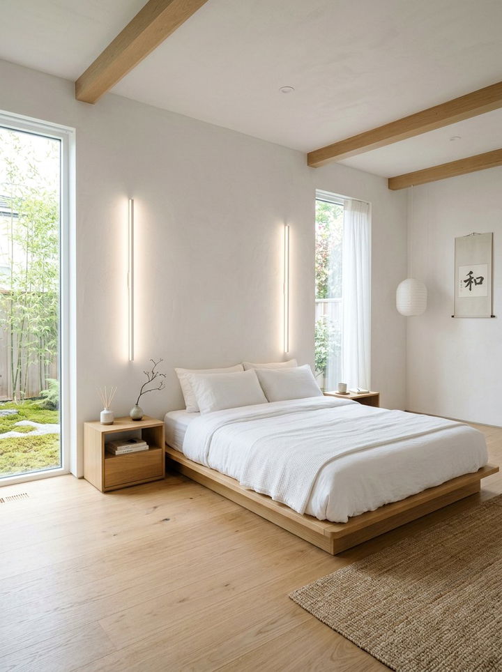 Minimalist bedside lighting - 30 bedroom dimmer lights ideas