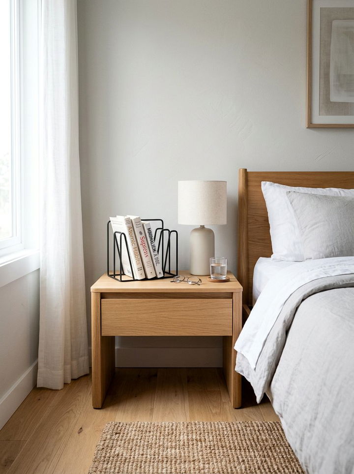 Minimalist book rack - 30 bedroom book displays