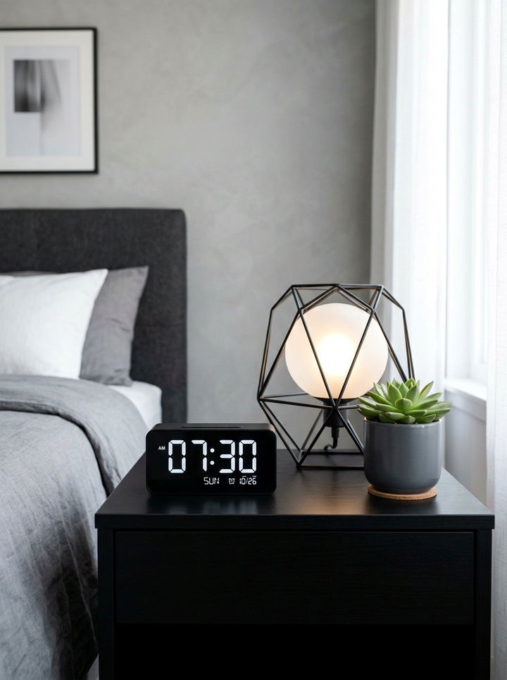 Minimalist digital alarm clock - 30 bedroom alarm clocks